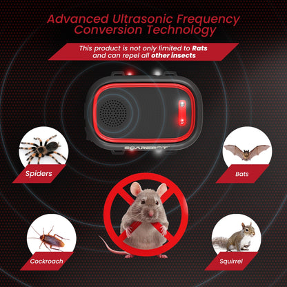 SCAREBOT™ Ultrasonic Rat Repellent Device – Universal Edition