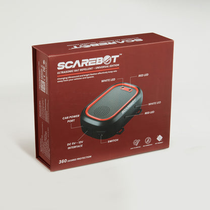 SCAREBOT™ Ultrasonic Rat Repellent Device – Universal Edition